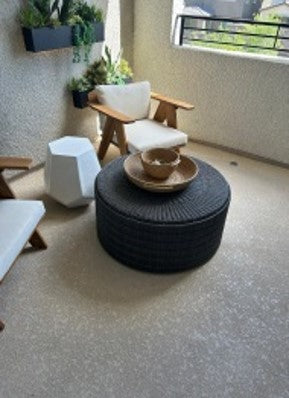 SAGA WICKER COFFEE TABLE