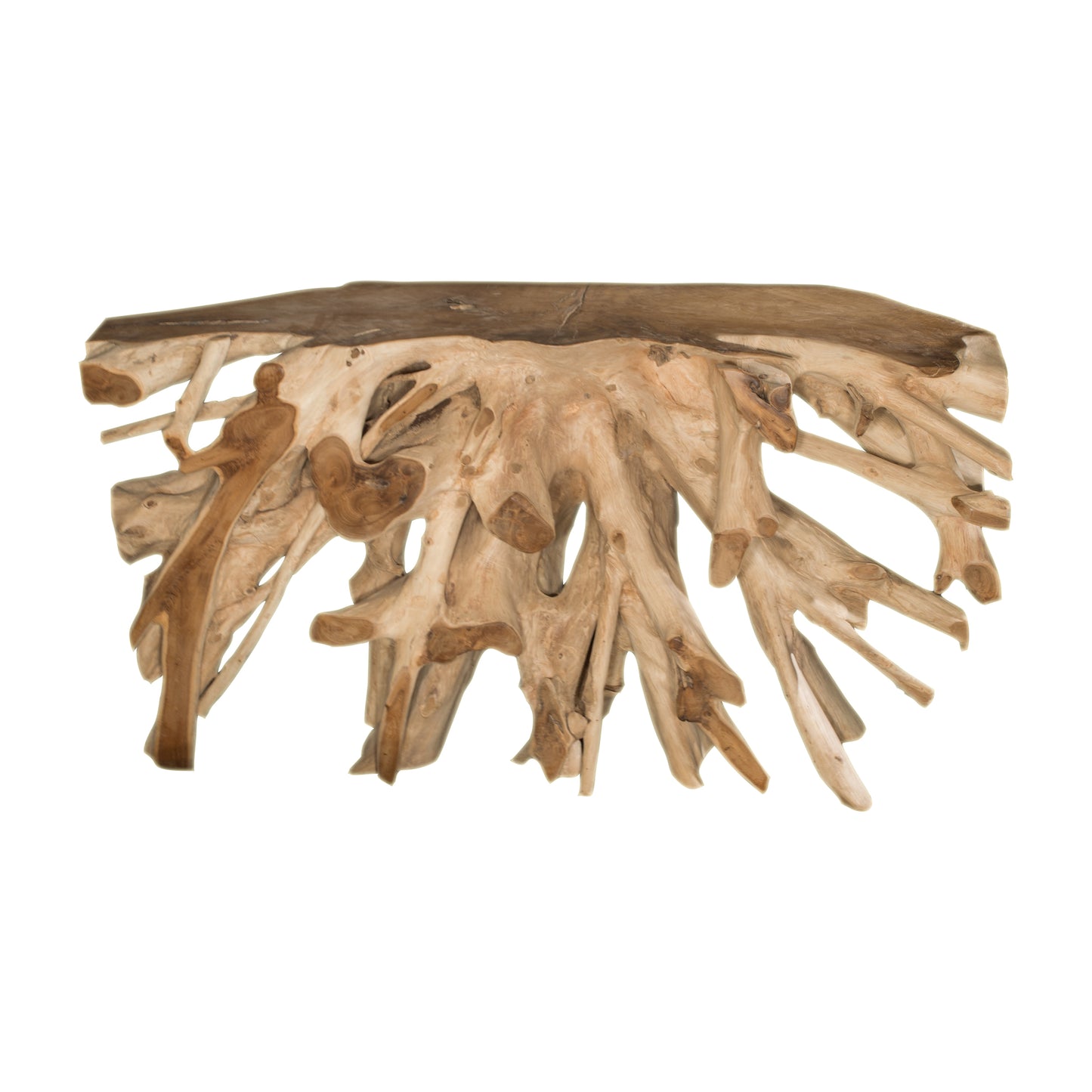 Natural Teak Root Console