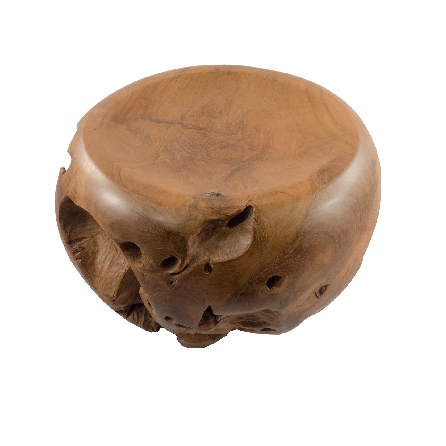 Large Teak Stool